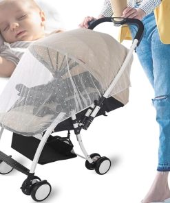 parabito22 ベビーカー蚊帳 ベビー蚊帳 蚊帳ベビー 虫除け 日よけ 風よけ ネット カバー baby car(ホワイト)
