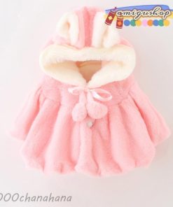 ベビー ポンチョ もこもこ ふわふわ マント ケープ 赤ちゃん 冬 コート アウター ベビー服 女の子 上着 羽織り 出産祝い 軽量 防寒 あ