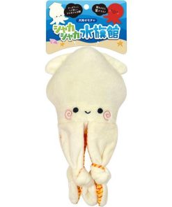 （まとめ） シャカシャカ水族館 イカ （ペット用品・犬用） 〔×2セット〕