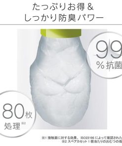 Combi 【2個セット】防臭おむつポット スマートポイ スペアカセット 3個入 おむつポット ゴミ箱 処理 スマートポイ専用 交換用 カートリッジ  レフィル 5層防臭 コンビ