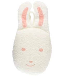 日本パフ わんわんベビー やわらかスポンジ うさぎ 新生児から対象