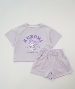 【上下セット】シナモロール クロミ ポチャッコ マイメロ 半袖 tシャツ ベビー服 キッズ 短パン パジャマ ルームウェア 部屋着 寝間着 トップス 夏服